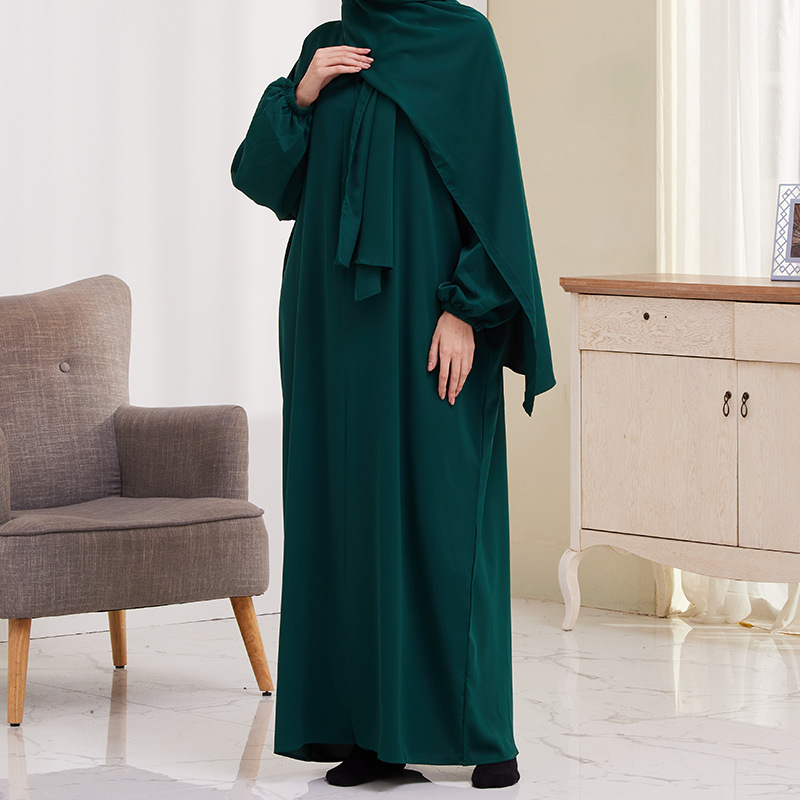 2024 Middle East Women Muslim long sleeves Maxi plus size ladies girls Classic Abaya dresses - Image 6