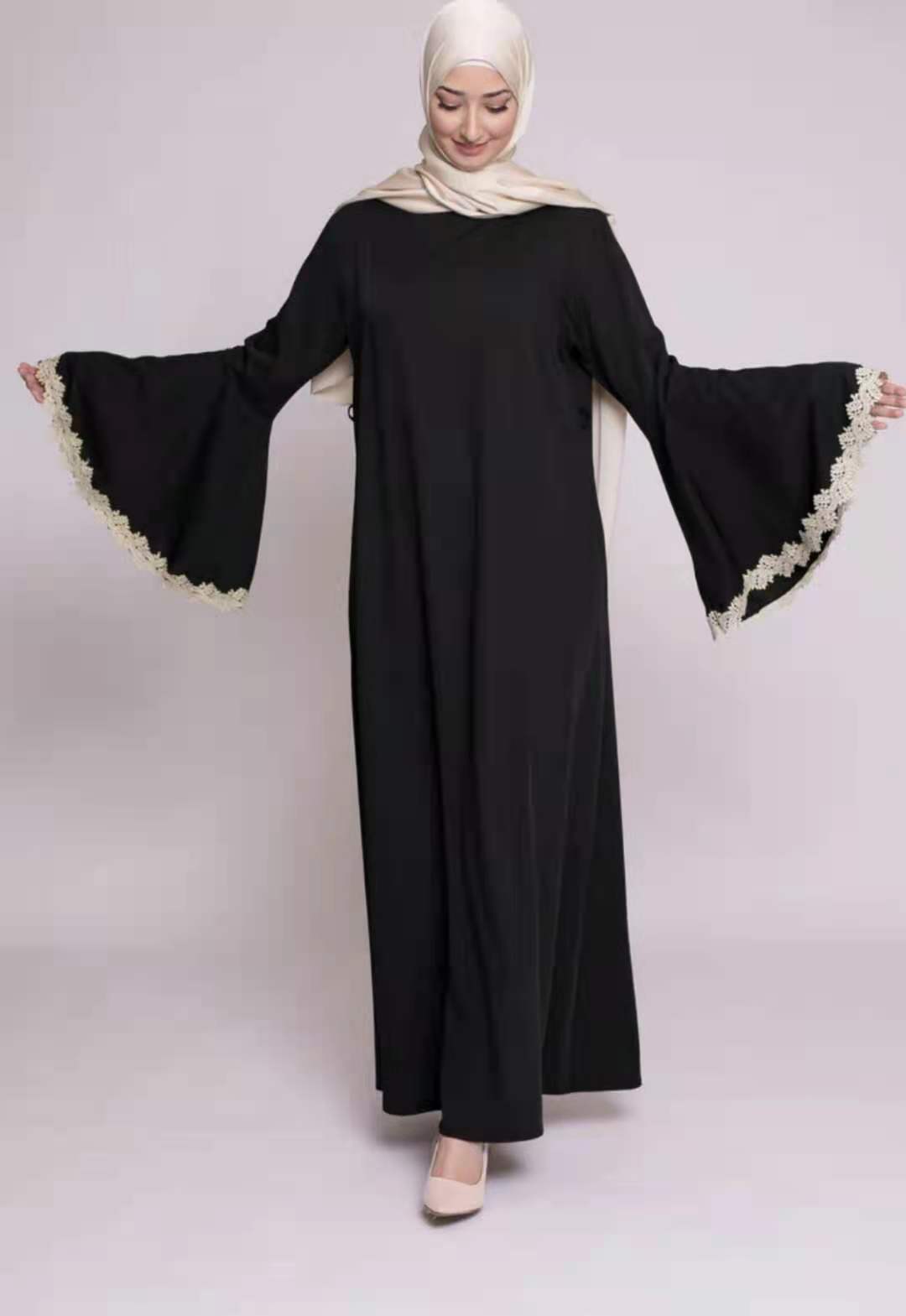Middle East Women islamic abaya dubai dresses hijab traditional clothing Muslim Abaya factory price shenzhen lily cheng - Image 3
