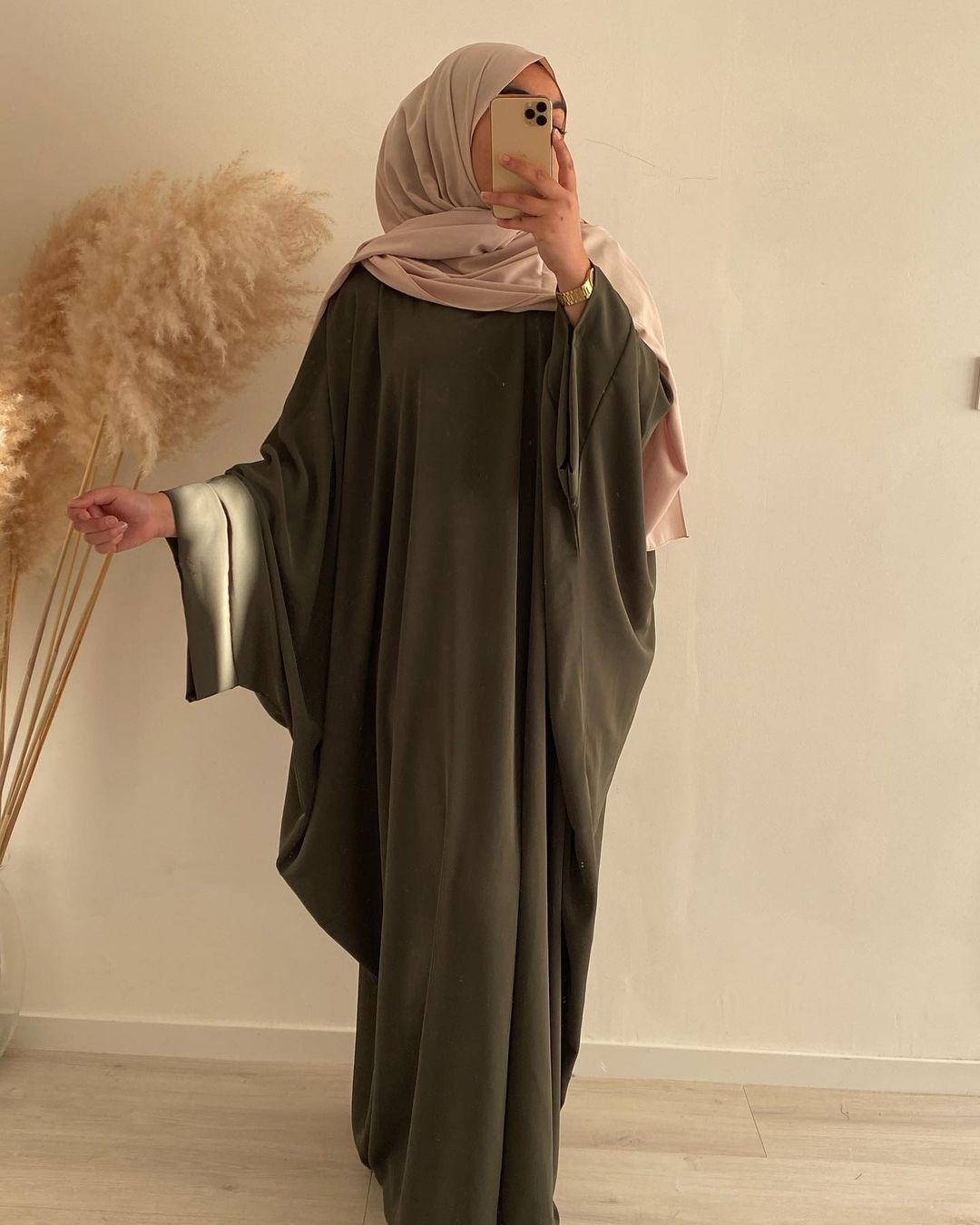 2024 Middle East Women Muslim long sleeves Maxi plus size ladies girls Classic Abaya dresses with hijab - Image 3