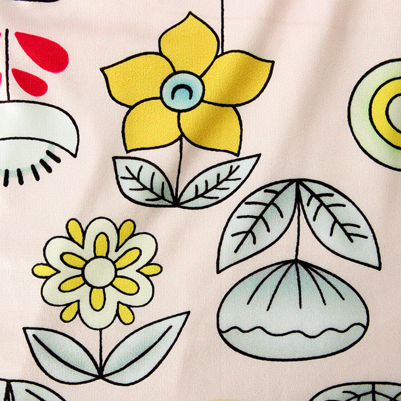 Middle East kids Muslim Printing FloweR cake Pray set Clothing Maxi Children Abaya long dresses little Girl wear with hija - Image 6