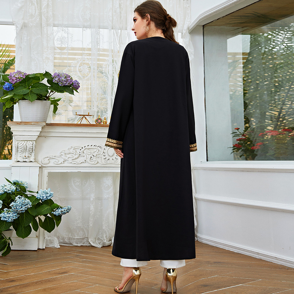 latest design abaya muslim 2 pieces girls long dress dubai East luxury Muslim women dress factory price shenzhen lily cheng - Image 6