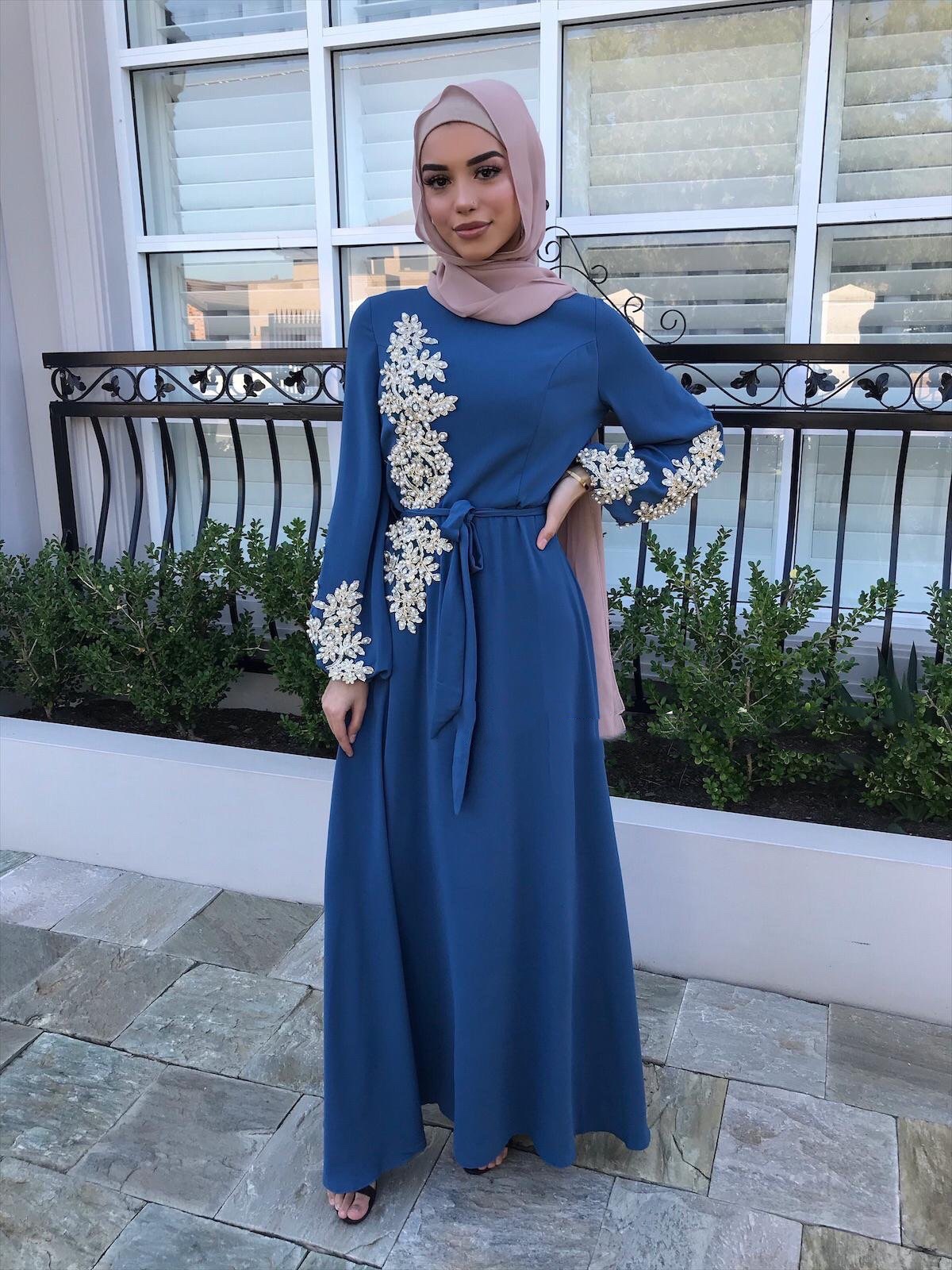 2024 Middle East Women Muslim islamic abaya turkey ladies good quality Abaya dubai dresses hijab traditional muslim clothing - Image 6