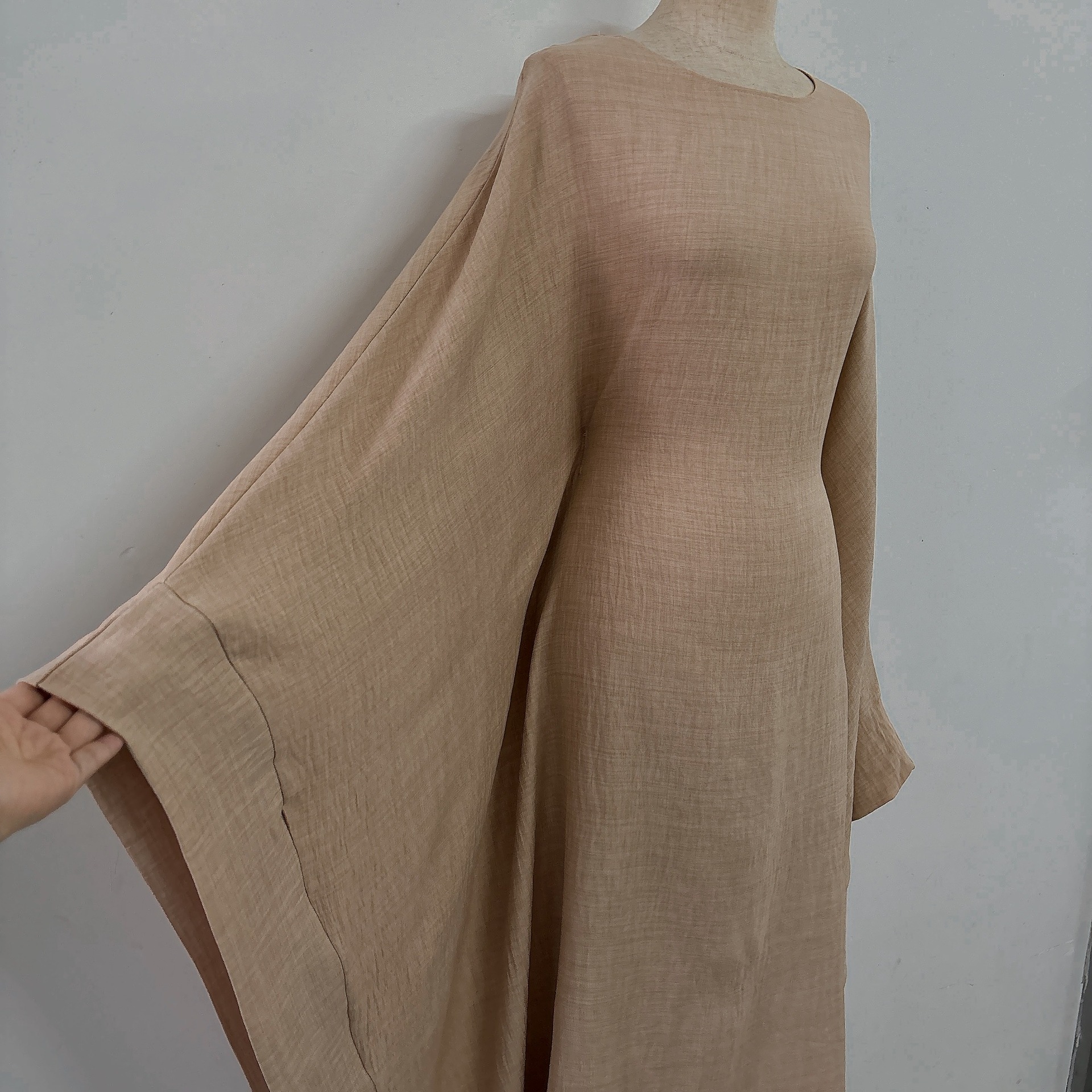 Directly From The Manufacturer, Iduoduo’S New Style Waist-Cinching Bat-Sleeve Dress With Belt Inside 24719 - Image 7