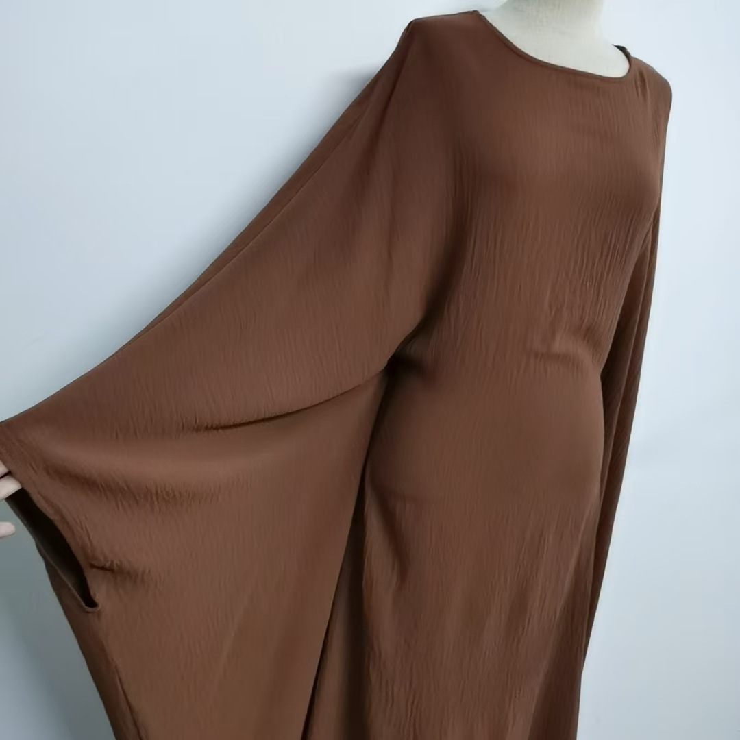 Directly From The Manufacturer, Iduoduo’S New Style Aliexpress Dubai Party Waist Bat Sleeve Dress Women 24695 - Image 6